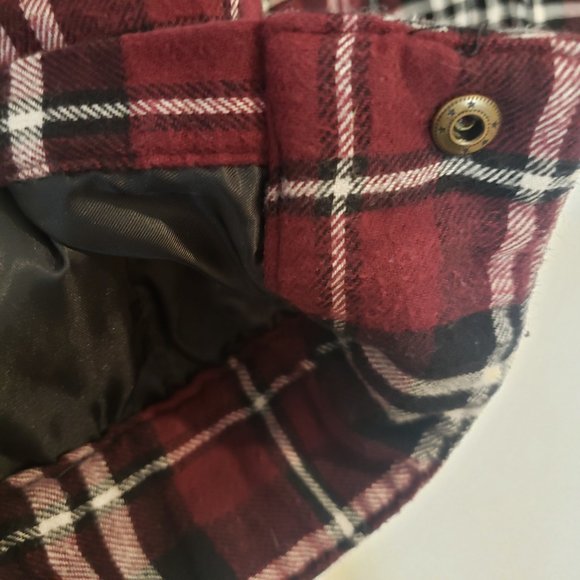 VOLCOM - Jacket with burgundy flannel ,relaxed fit and Sherpa lining f - Picture 13 of 15